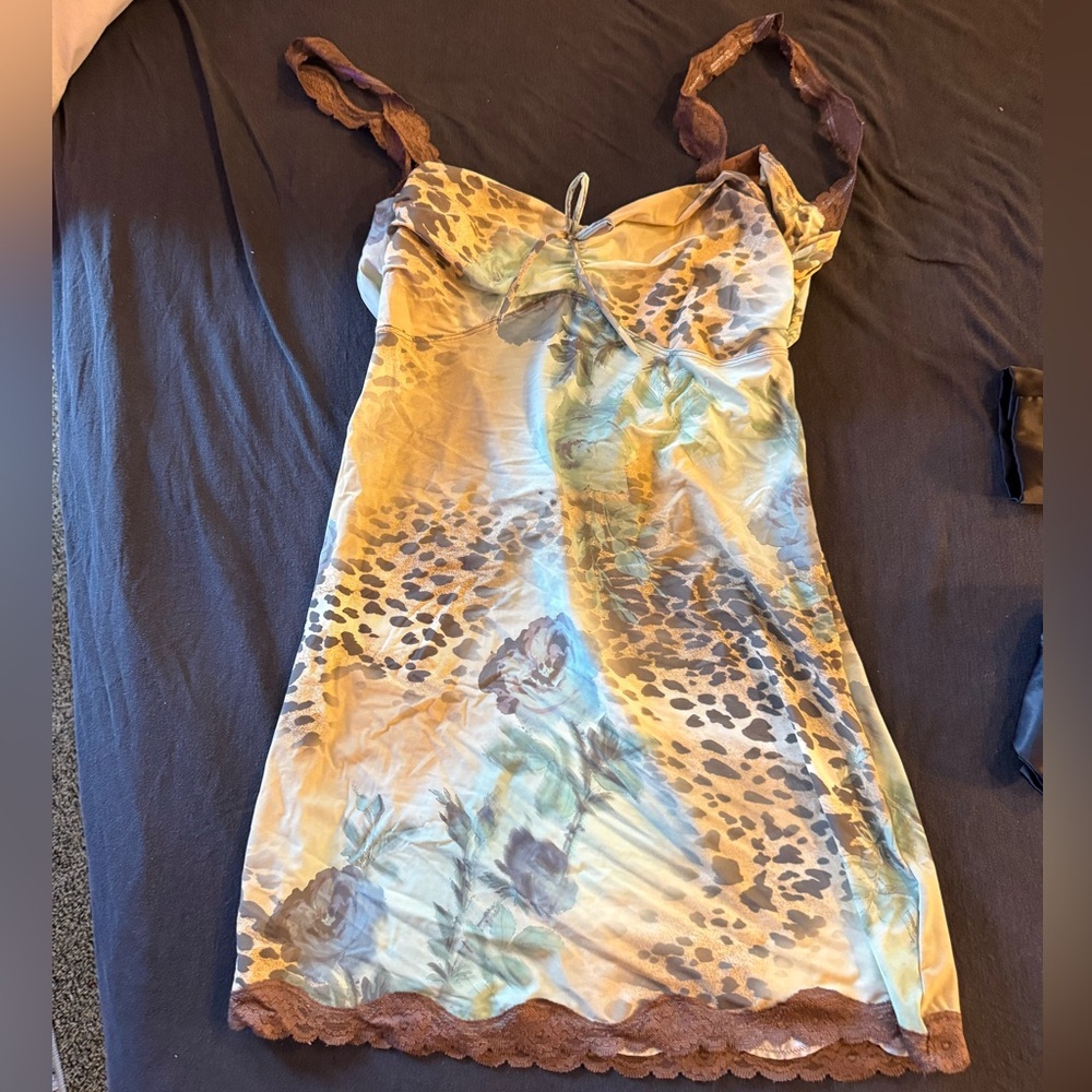 Urban Outfitters Multicolor Leopard Print Dress